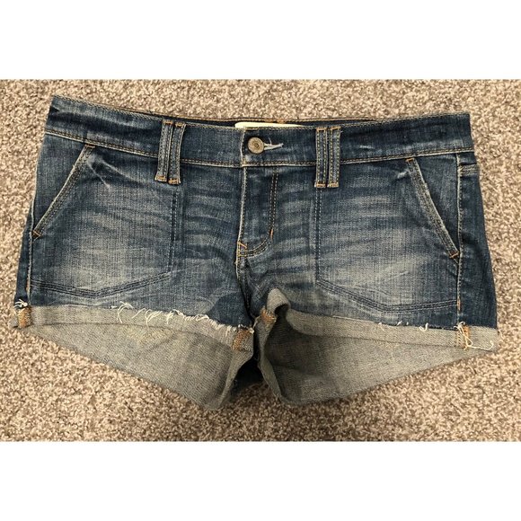 Abercrombie & Fitch Perfect Stretch Denim Shorts - Picture 1 of 8